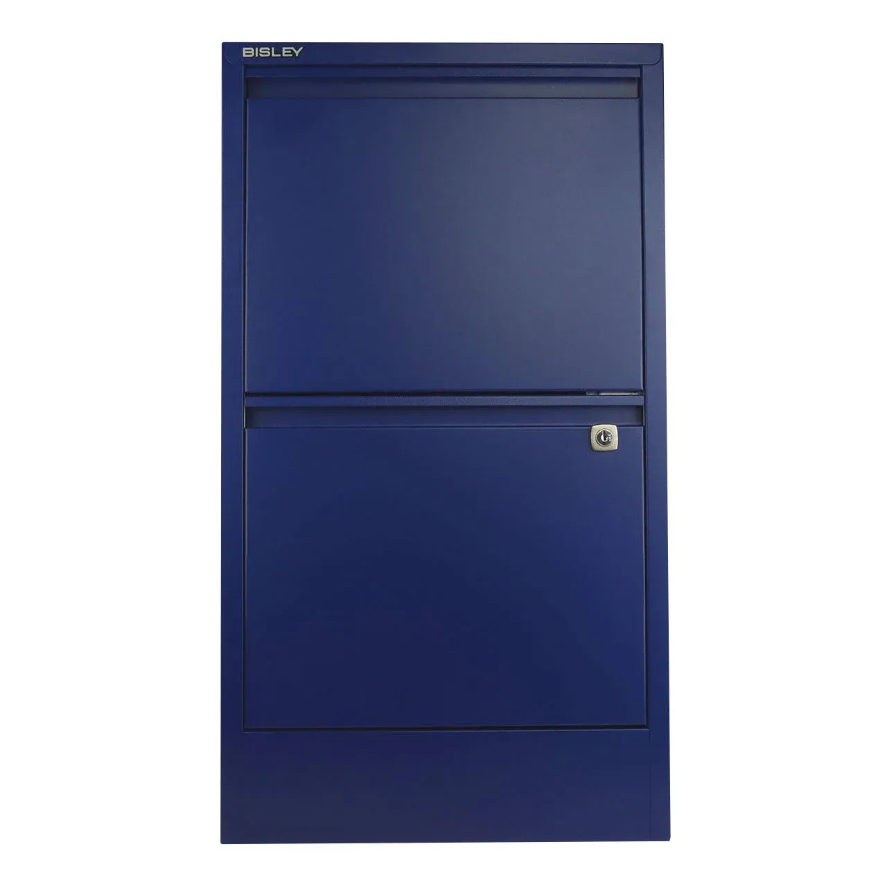 Bisley 2-Drawer Flush Front File Cabinet Navy