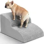 Heeyoo Dog Stairs for Small Dogs, High Density Foam Dog Ramp, Extra Wide Non-Slip Pet Steps for High Beds Or Couch, Soft Foam Doggie Ladder for Dogs Injured, Older Pets