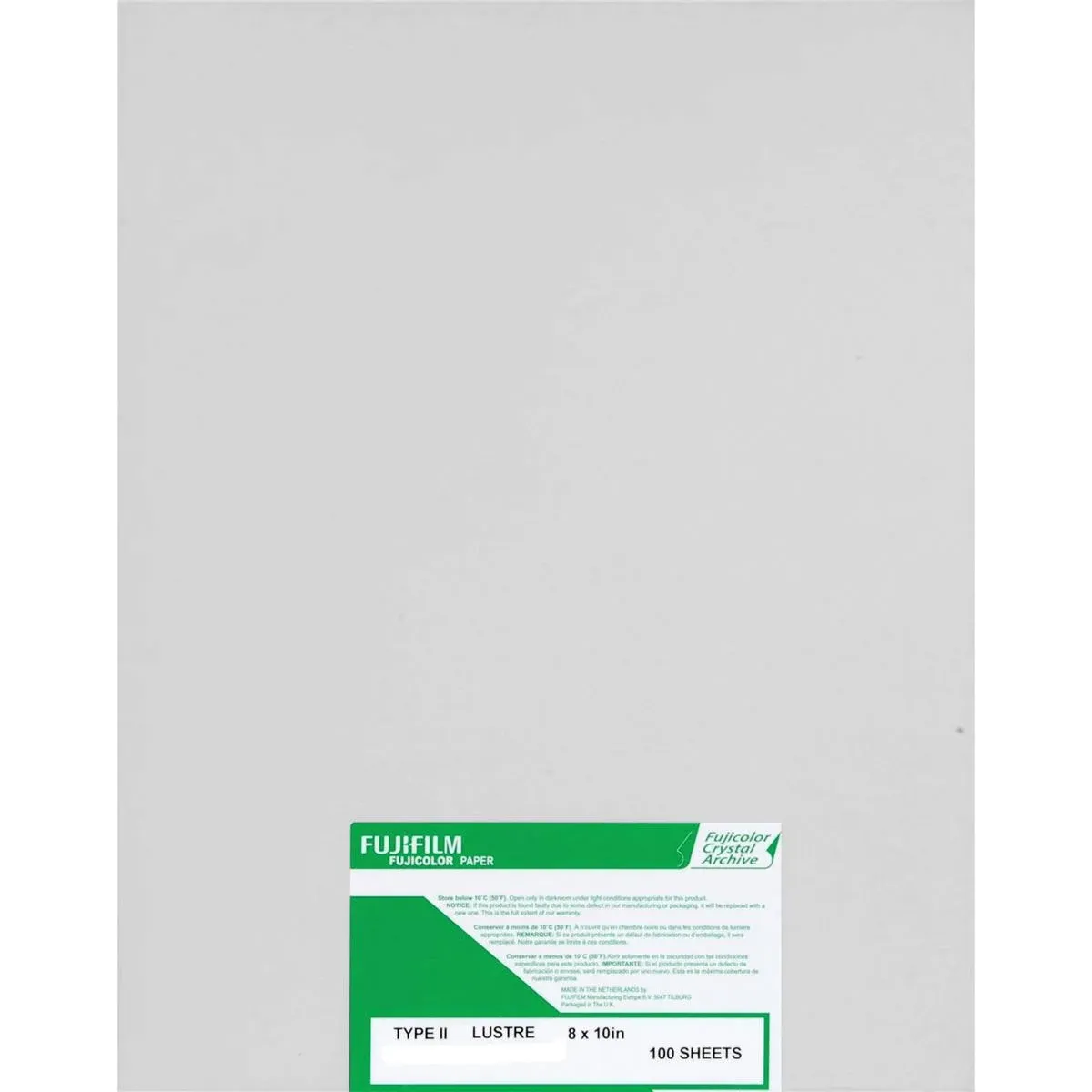 FUJIFILM 8x10" Fujicolor Crystal Archive Type II Lustre Paper, 100 Sheets