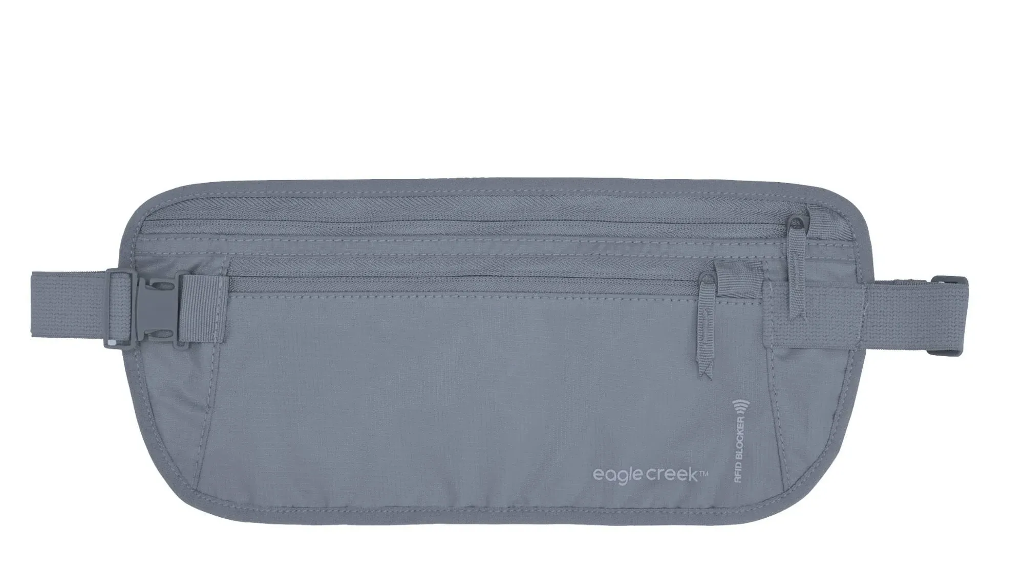 Eagle Creek RFID Blocker Deluxe Money Belt Gray