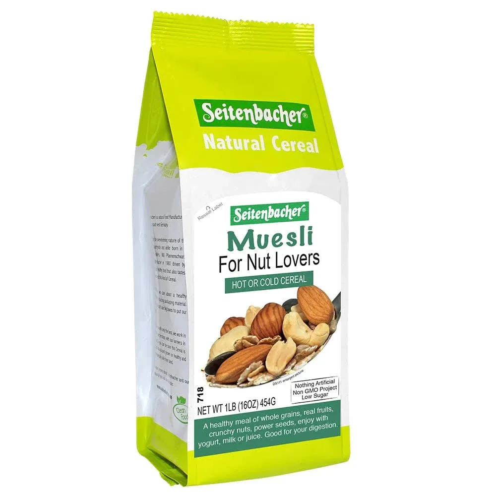 Muesli #4 Nut Lovers, 16 Ounce, Pack of 6