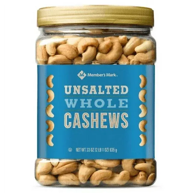 Member's Mark Roasted Whole Cashews with Sea Salt (33 oz.)