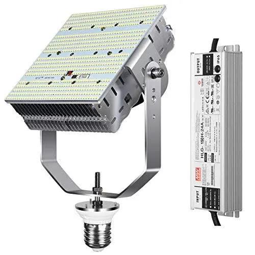 150W Shoebox LED Retrofit Kits 21750LM ETL DLC Listed Industrial Grade 5000K LED Retrofit Lights with E39 Mogul Base for Parking Lot Tennis Court 110V 120V