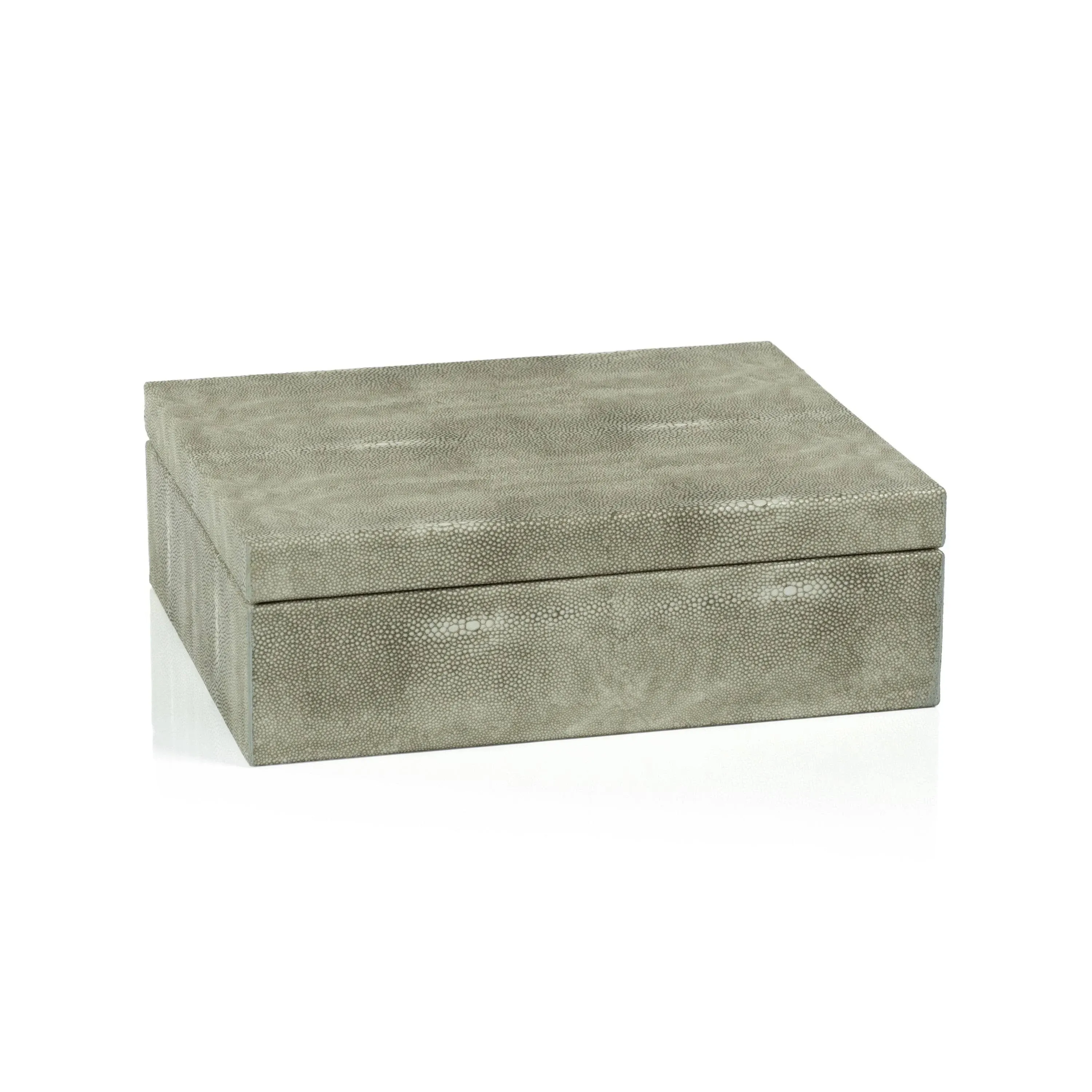 Zodax Moorea Shagreen Large Leather Box