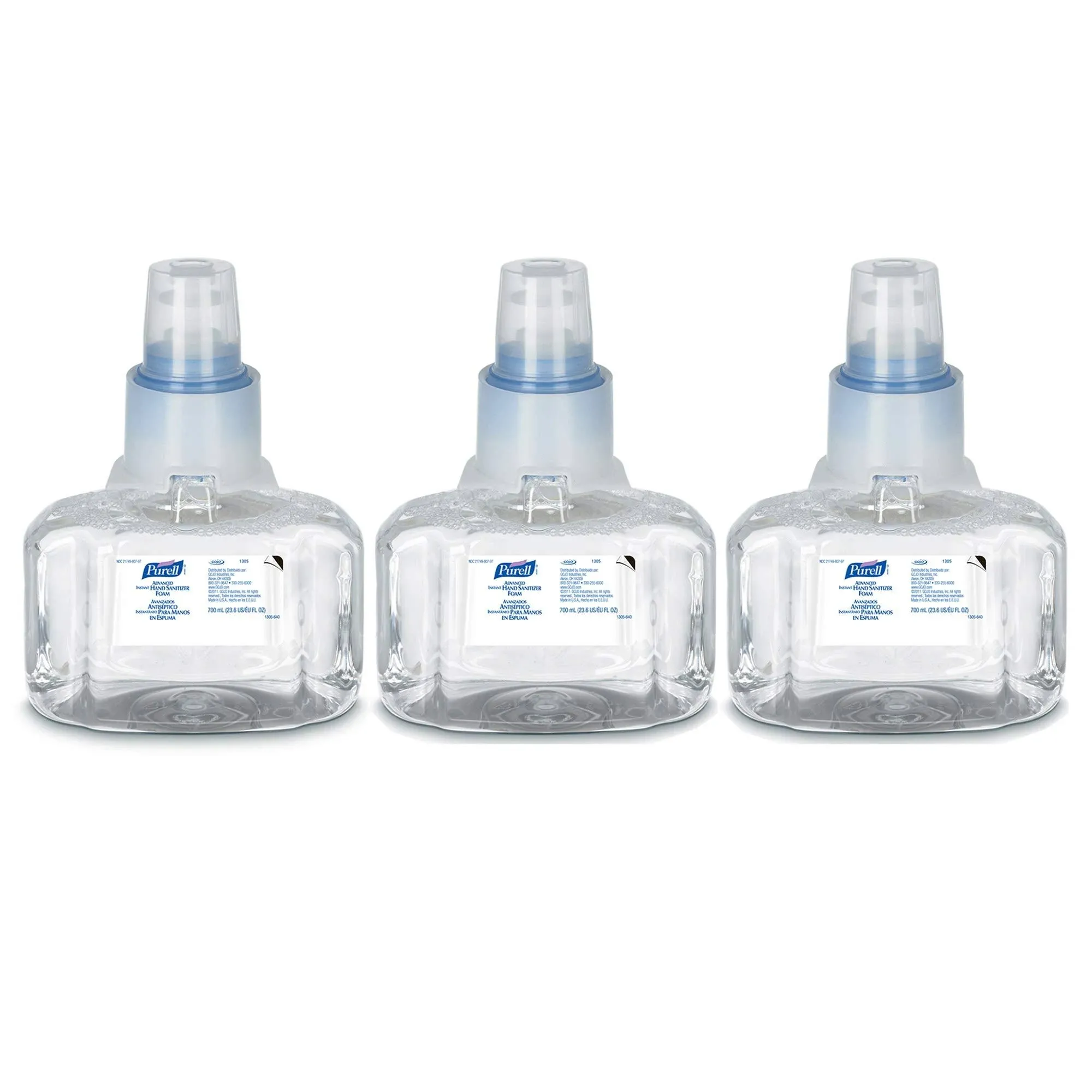 Purell 1305-03 Advanced Instant Hand Sanitizer Foam 700 ml LTX-7 Refill Pack of 3