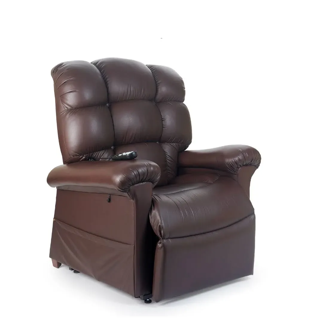 Golden Tech MaxiComfort Cloud Twilight Assisted Lift Reclining Chairs - Medium/Large / Luxurious Brisa / Coffee Bean