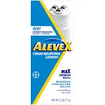 AleveX Pain Relieving Lotion with Rollerball Applicator, Topical Pain Reliever, 2.5oz