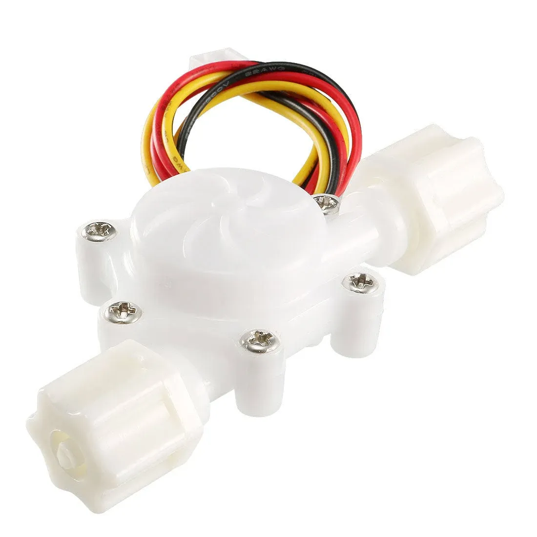 Uxcell 1/4" Hall Effect Water Flow Sensor Switch Flowmeter Fluid Counter Dc5v 0.15-1.5L/min SEN-HZ06W | Harfington