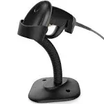 Barcode Scanner with Stand USB Barcode Scanner Wired Handheld Laser Barcode 