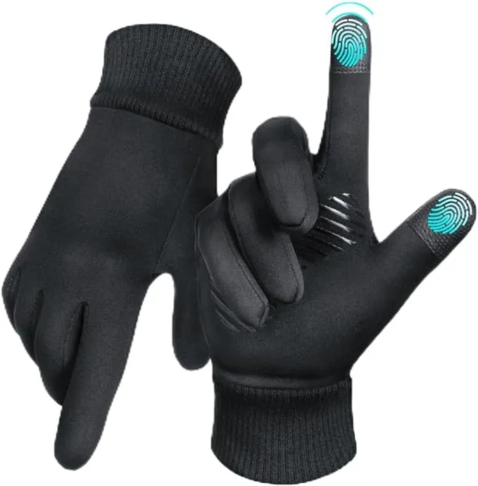 Winter Gloves for Men Women Cycling: Waterproof Gloves for Cold Weather Touchscreen Finger