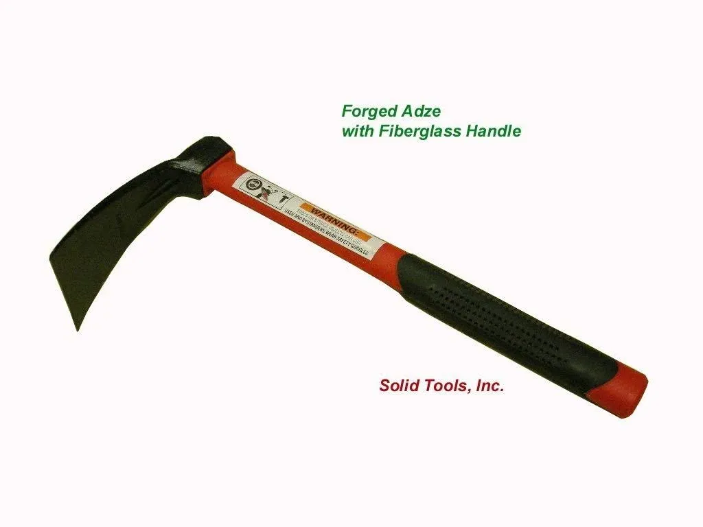 Forgecraft USA Forged Adze with Fiberglass Handle