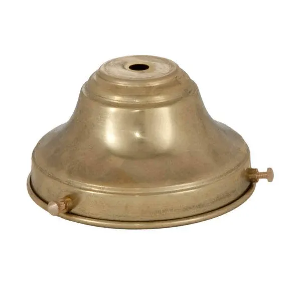 4" Fitter, Unfinished Brass Fixture Shade Holder (10764U)