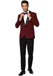 Opposuits Men's Formal Outfit - Premium Tuxedo Suit - Slim Fit - Includes Blazer, Pants and Bow Tie