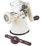 Lurch 10250 Mincer with Pastry Attachment in Aubergine and Cream