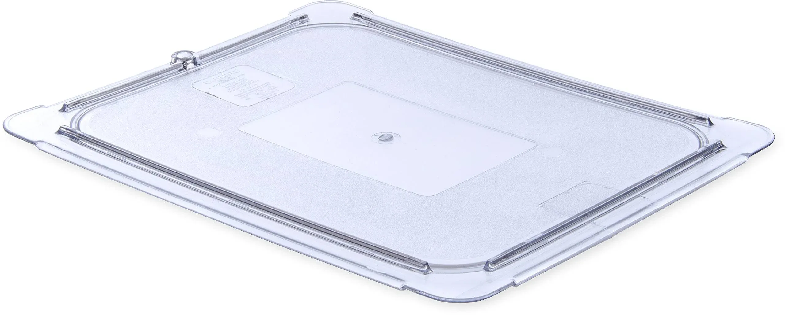 Carlisle 10236U07 StorPlus 1/2 Size Clear Universal Flat Lid