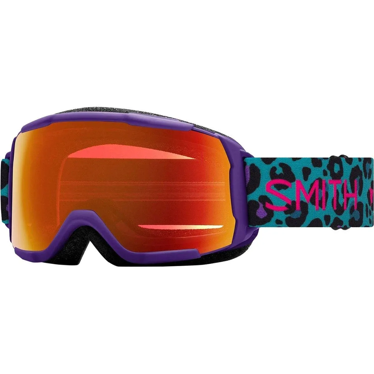 2024 Smith Grom JR Goggle-Purple Haze Neon Cheetah w/ CP Everyday Red Mirror