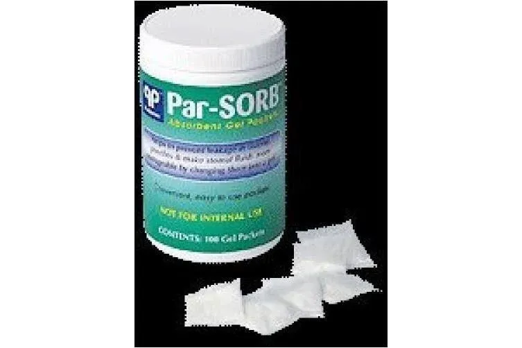 Parthenon Par-Sorb Gel Packets, 100 Gel Packets