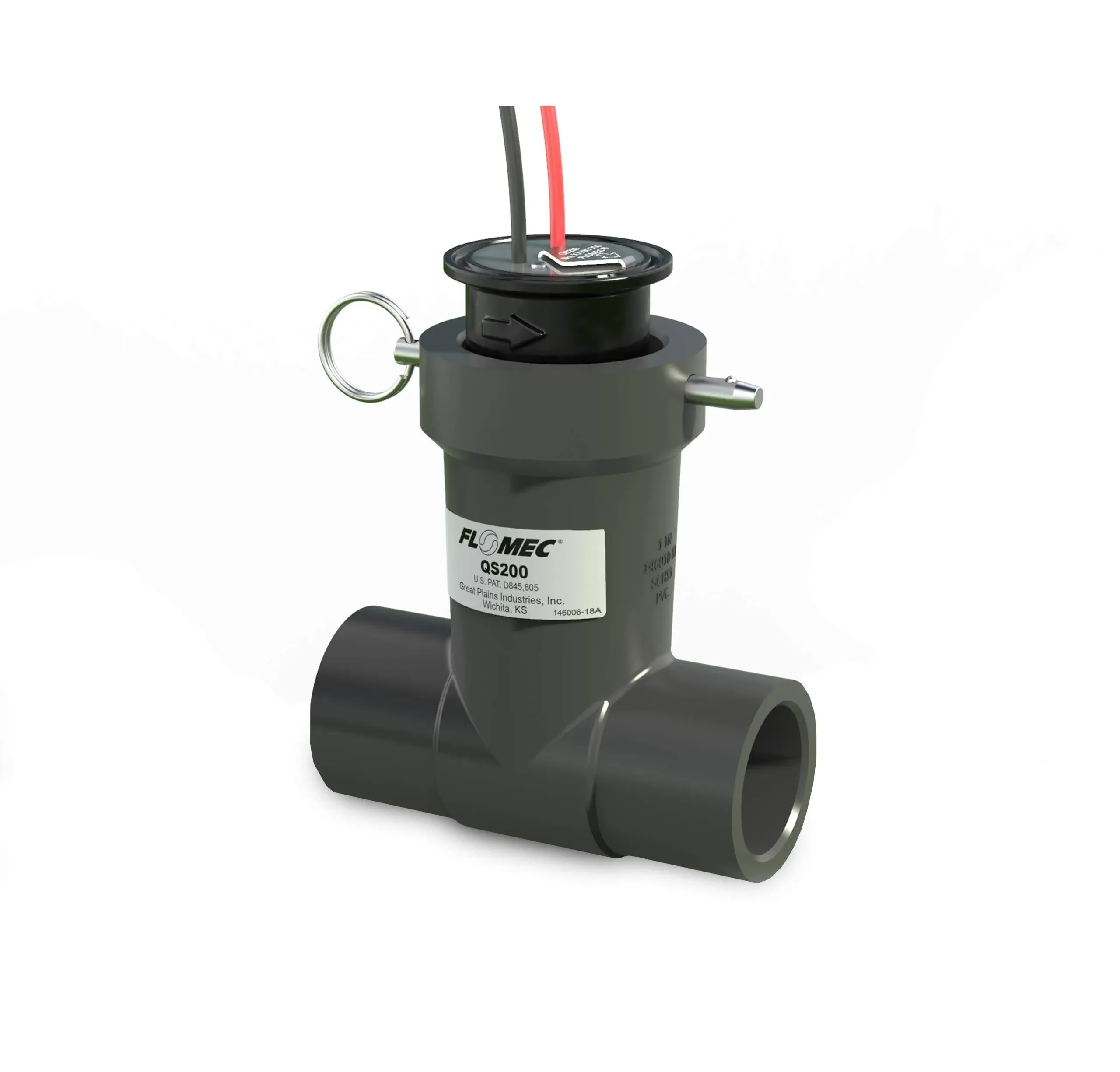 Flomec QS200-10, 1" Ultrasonic Flow Sensor for Turf Irrigation