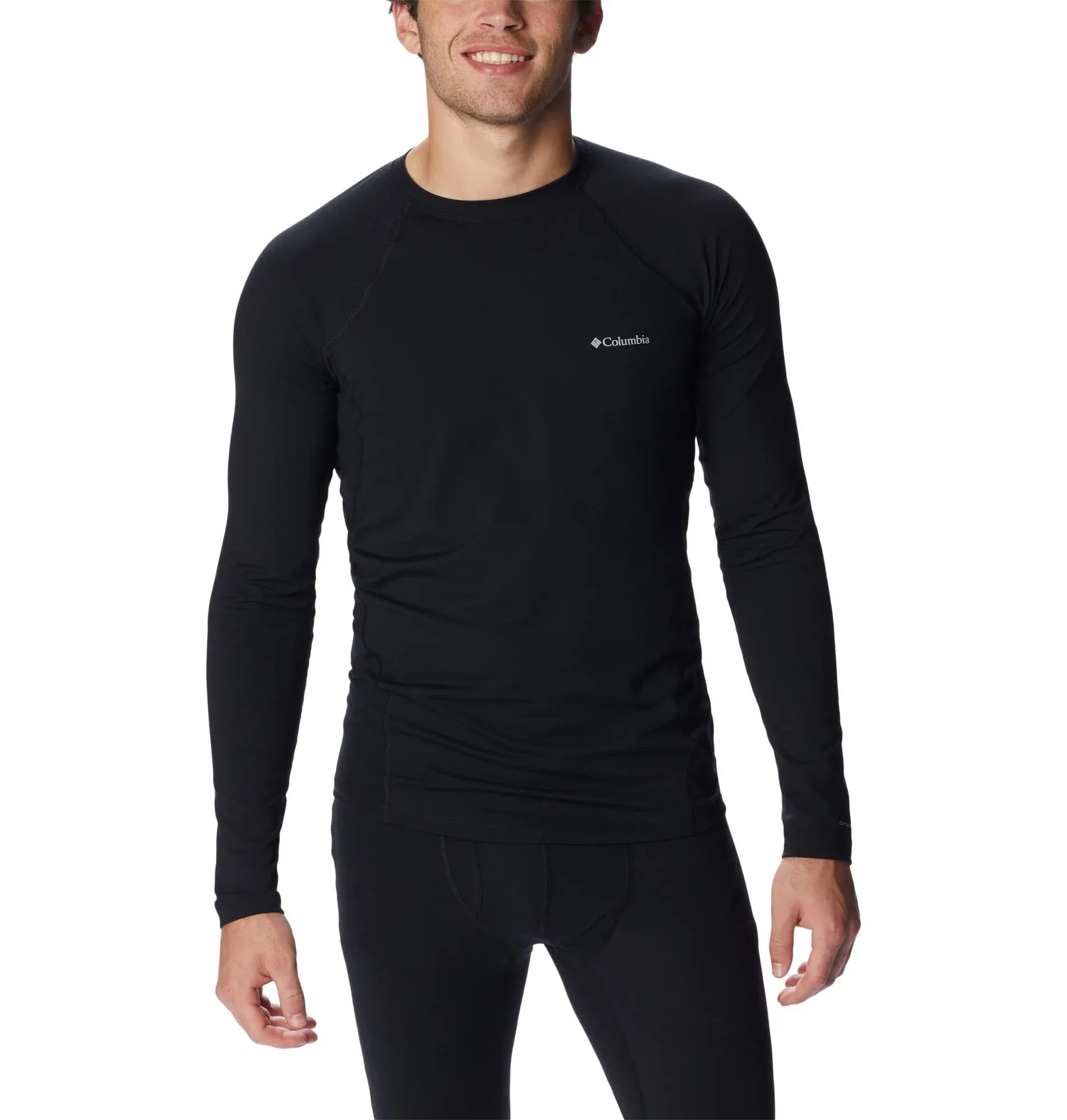 Columbia Midweight Stretch Long Sleeve Shirt - Men's Black S