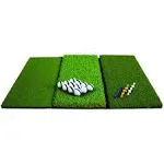 Rukket Mat Attack Tri-Turf Portable Golf Hitting 25in x 16in