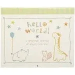 C.R. Gibson Animals &#039;Hello World&#039; Baby Calendar Baby First Year Calendar