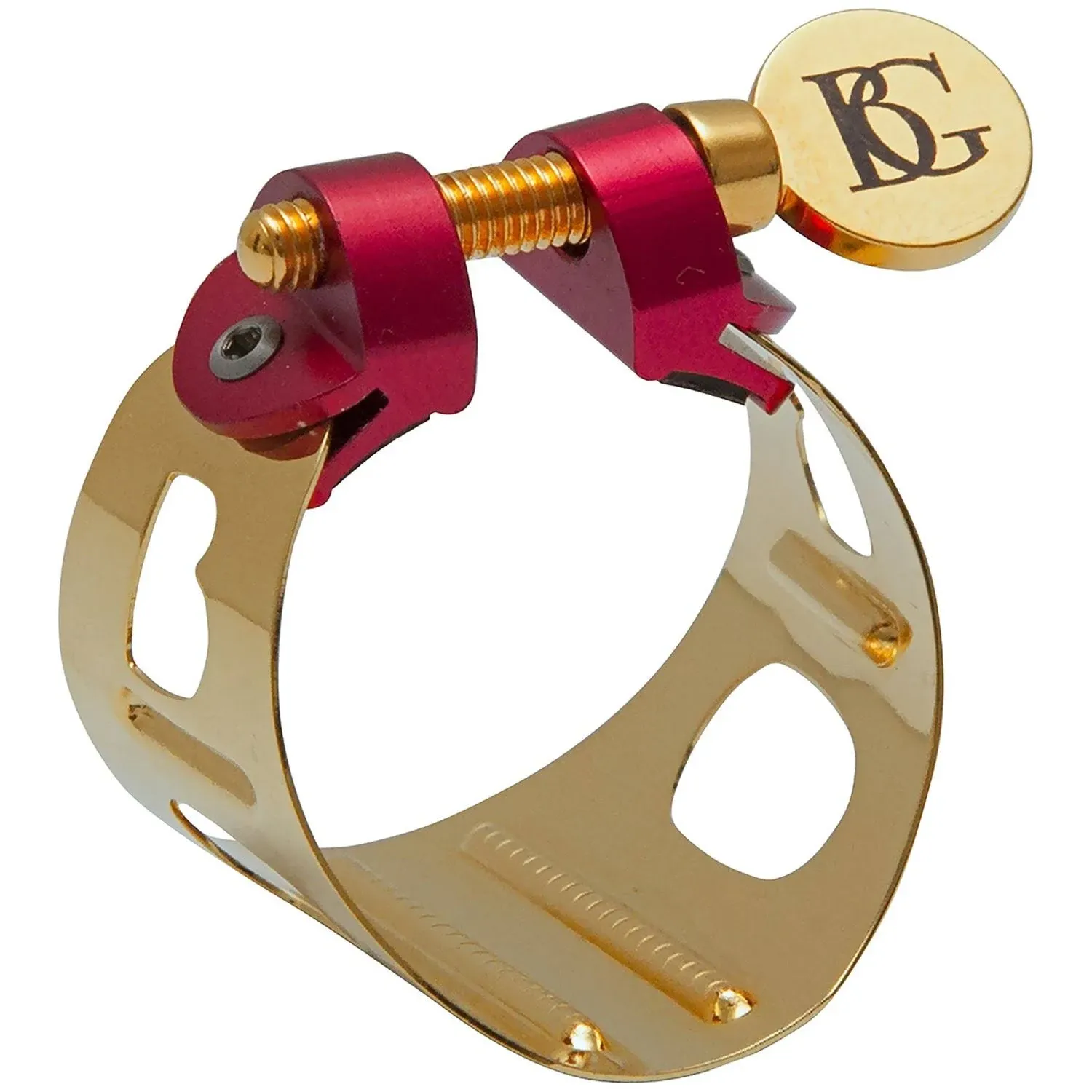 BG(0002698761) LDT1 BG-LDT1-24K Gold-Plated Duo Ligature for Tenor Sax (BG