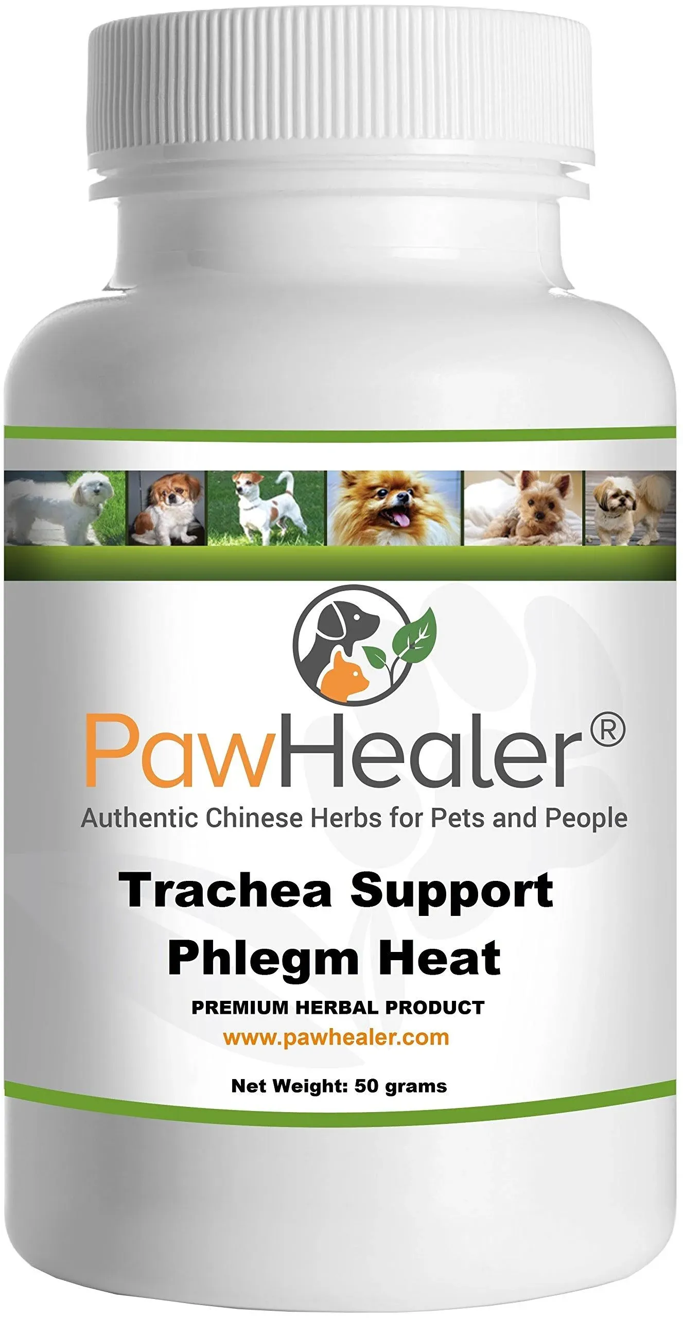 PawHealer Trachea Support Dog Cough Remedy - for Loud Honking Cough - 50 Grams/Powder