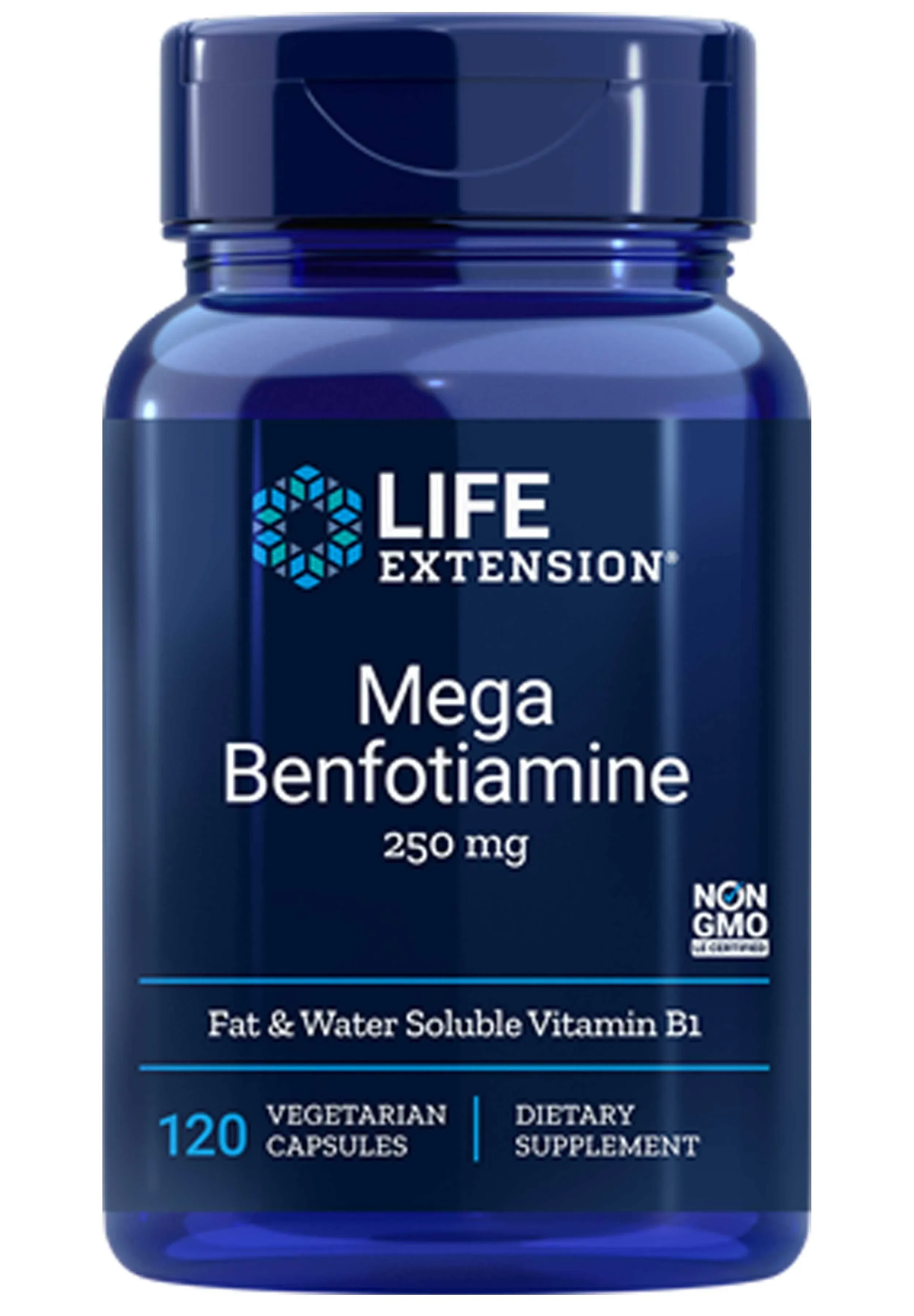 Life Extension Mega Benfotiamina 250 MG 120 cápsulas vegetales