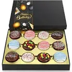 Chocolate Cookies Birthday Gift Basket for Men and Women - Gourmet Chocolate Happy Birthday Treats for Food Gifts, Chocolate Gift Box by Empire