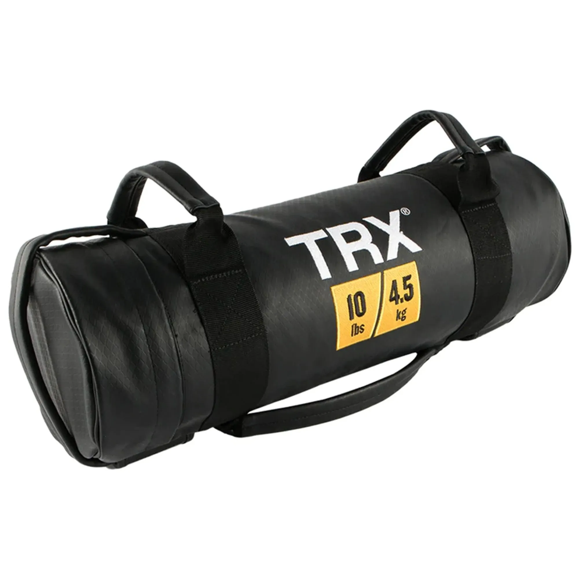 TRX Power Bag 10lb Vinyl Prefilled Weighted Gym Exercise Bag