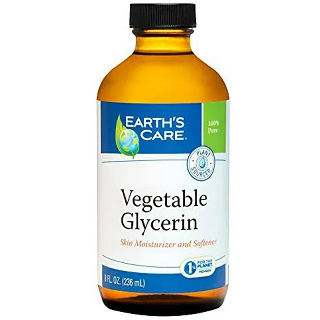 Earths Care Skin Moisturizer And Softener, Vegetable Glycerin - 8 Oz