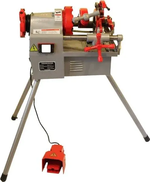 Electric Pipe Threader Threading Machine (900W/110V-1/2<wbr/>&#034;-2&#034;) Self Opening Die He