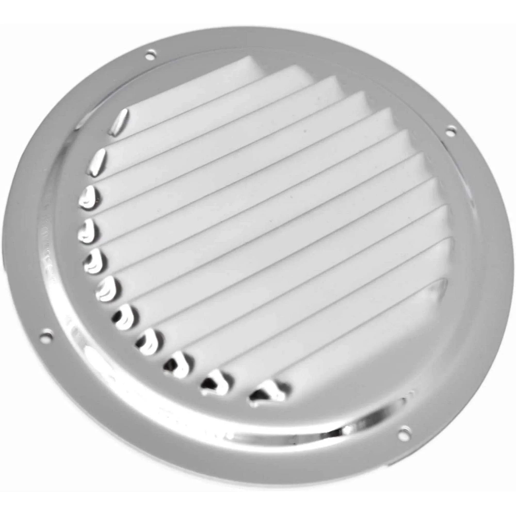 Marine City Stainless-Steel Round Louvered Air Vent