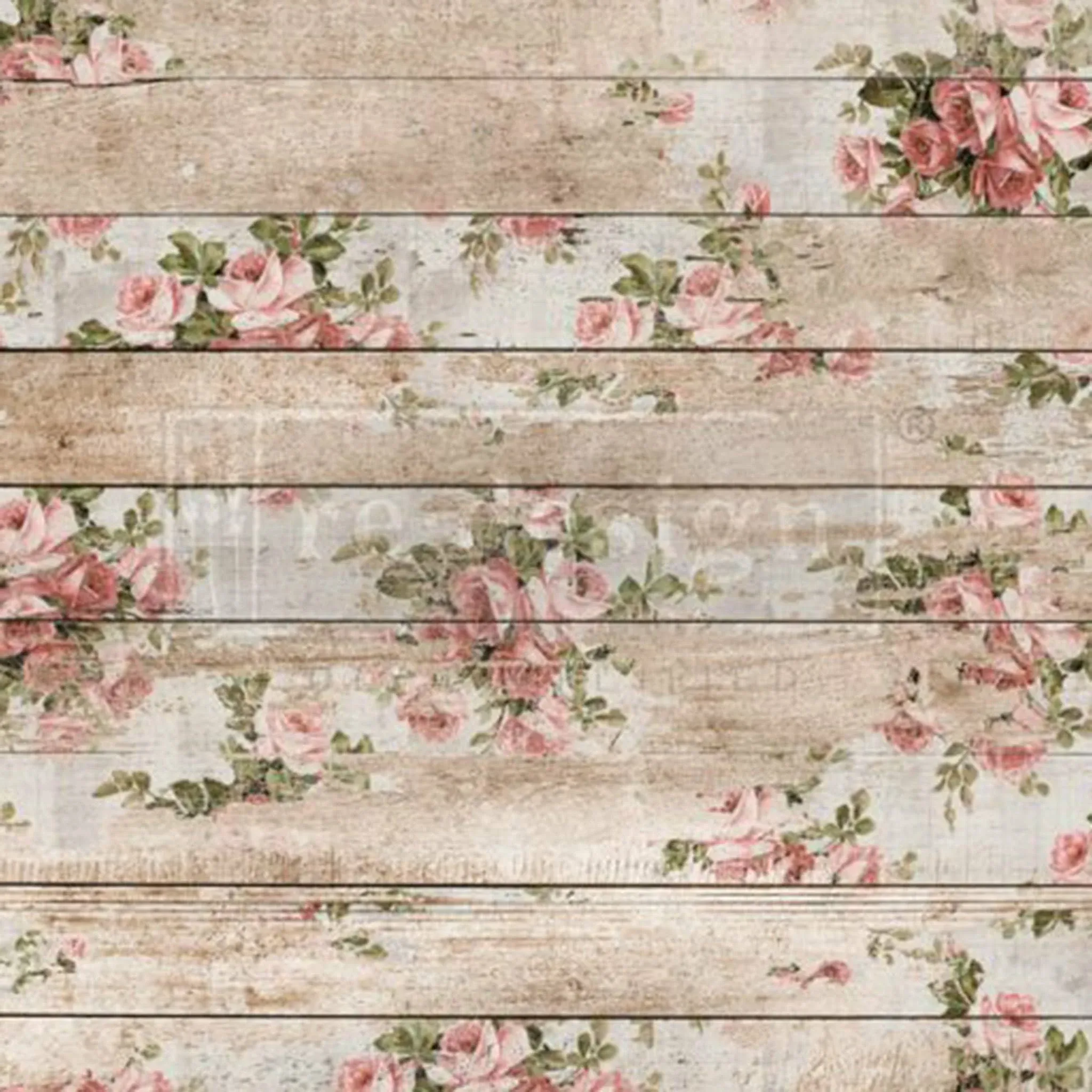 Decoupage Tissue Paper – Shabby Floral - ReDesign With Prima - Furniture Upcycling - DIY Decor - Decoupage Crafts - Flipping Fabulous Salina