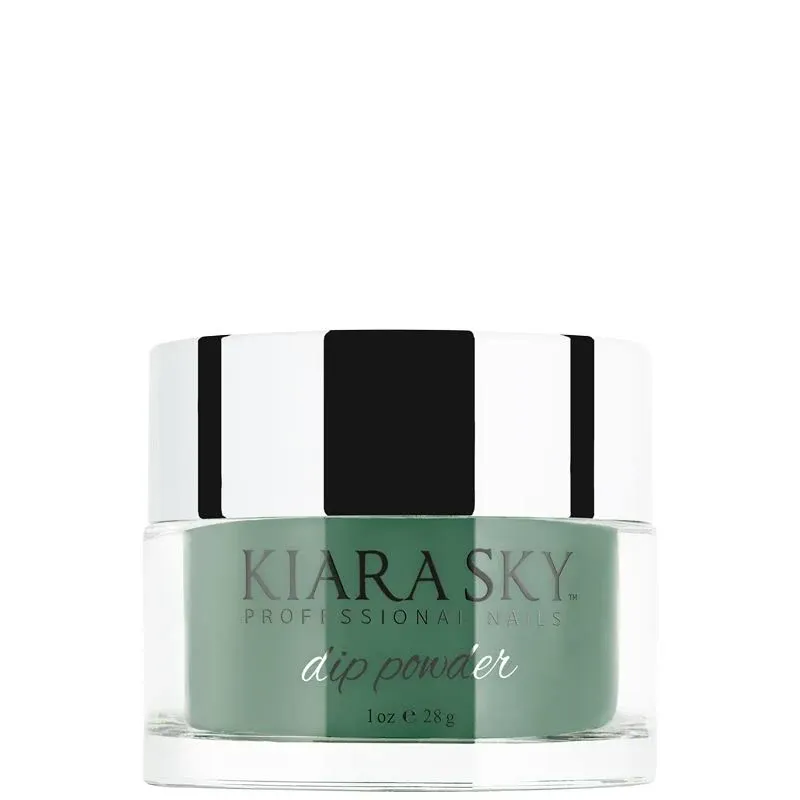 Kiara Sky Glow In Dark Dip Powder - DG115 Teal My Heart