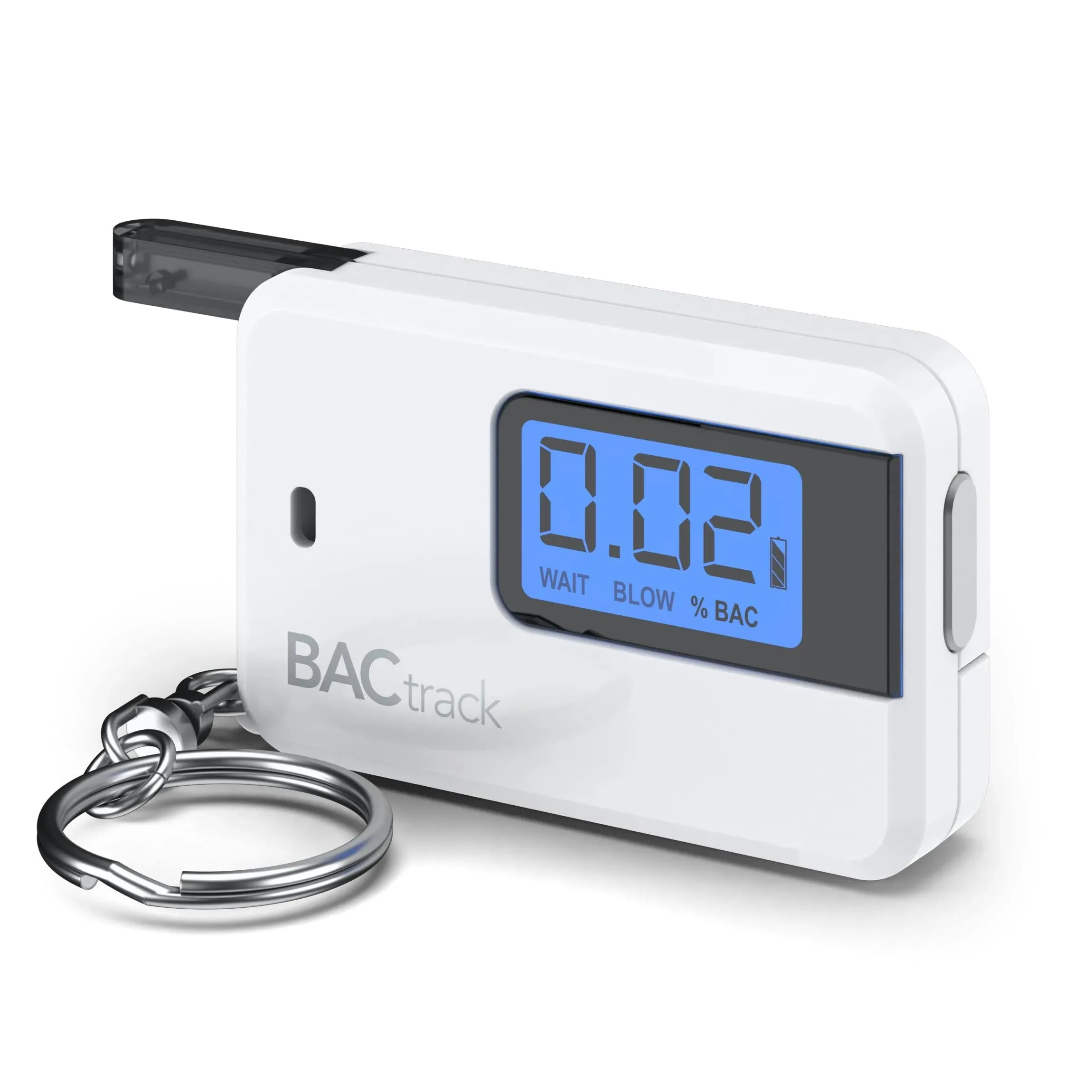 BACtrack Keychain Breathalyzer (Black) | Ultra-Portable Pocket Keyring Alcohol