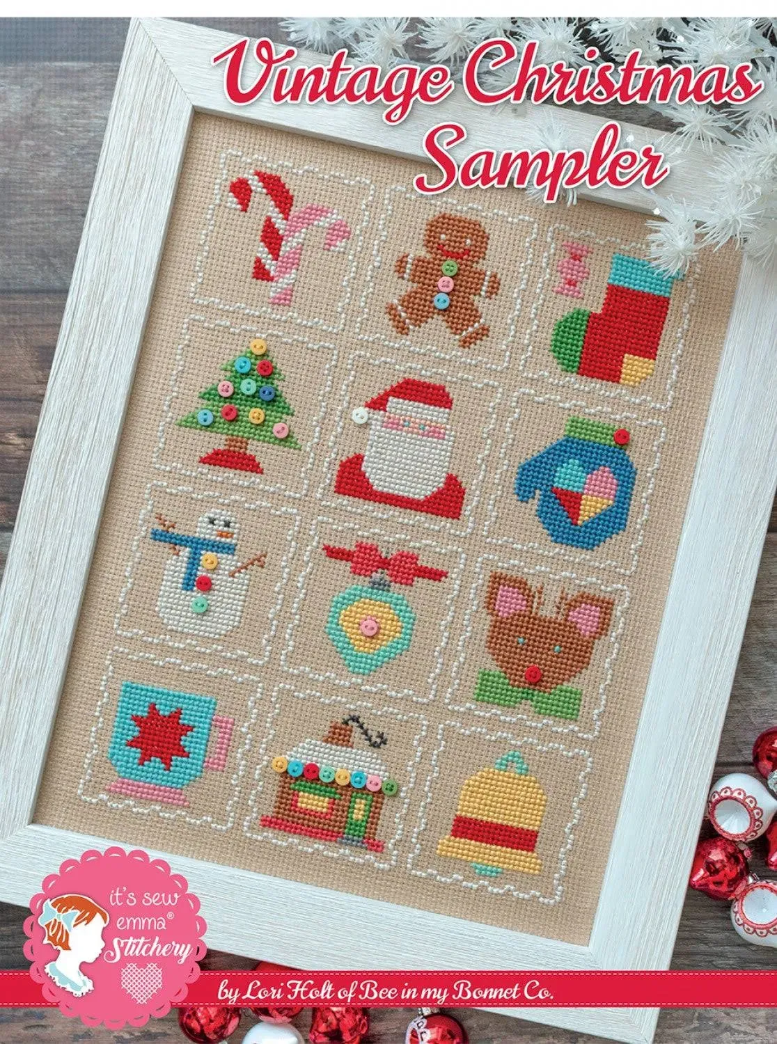 Vintage Christmas Sampler - Cross Stitch Pattern