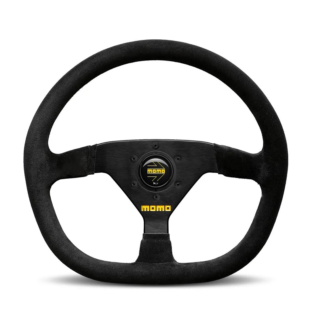 Momo Mod.88 350mm Black Suede Steering Wheel (R1988/35S)