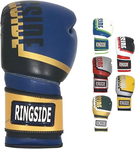 Ringside Bullet Sparring Boxing Gloves - High-Performance Synthetic Leather for Boxing, MMA, Muay Thai - Secure Fit, Ventilated Comfort for Men & Women, Ideal for Training & Combat Sports