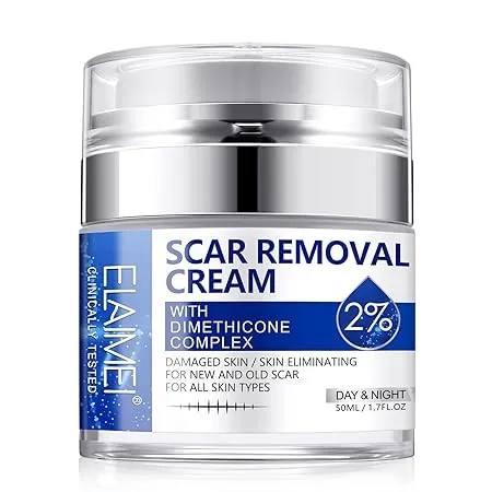 Scar Removal Cream - Advanced Scar Treatment Gel for Surgical Scars, Acne Scars, C-Section, Burns, Stretch Marks - for Old and New Scars