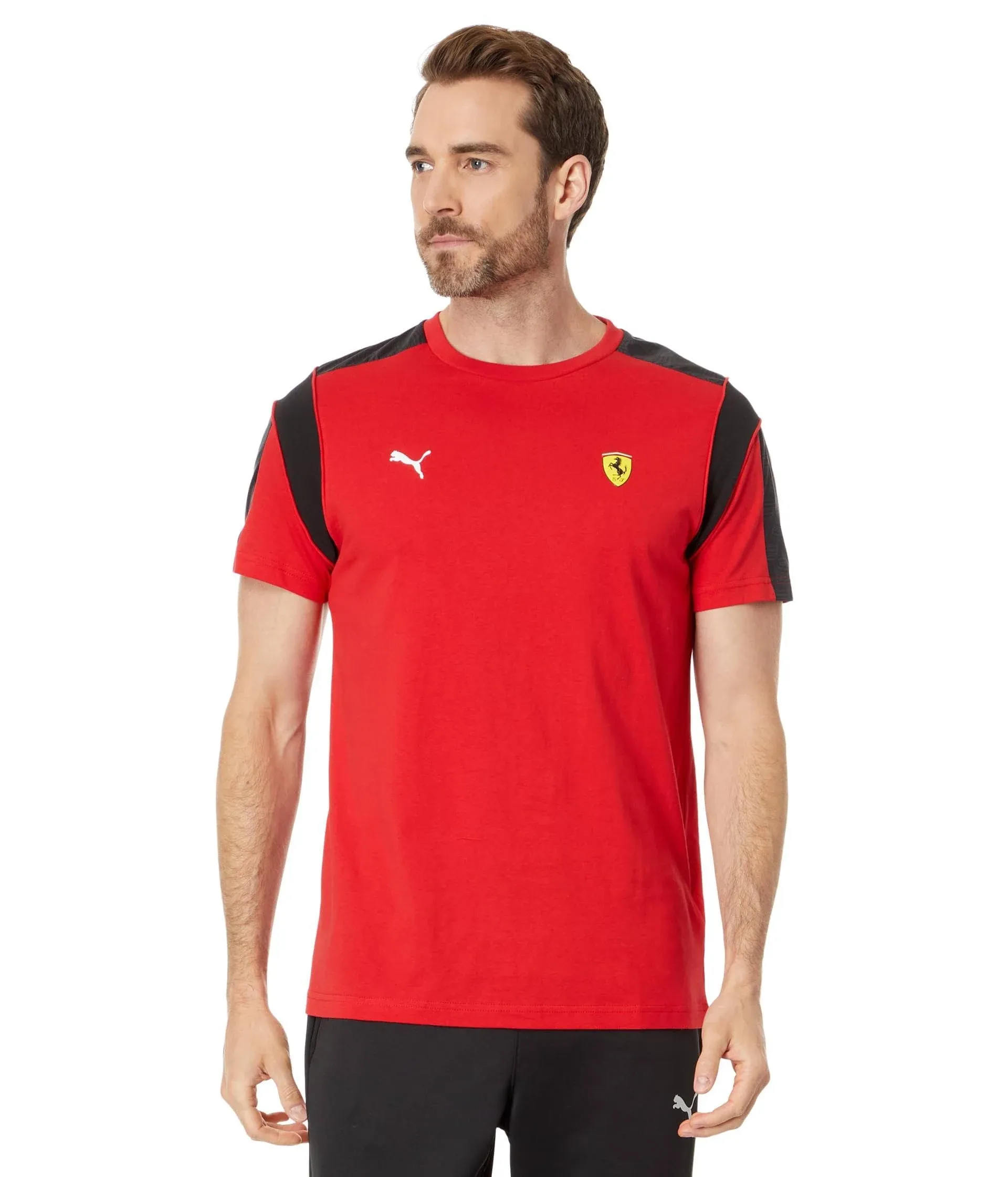 Puma Ferrari Race MT7 Tee Men's T Shirt Rosso Corsa : 2XL