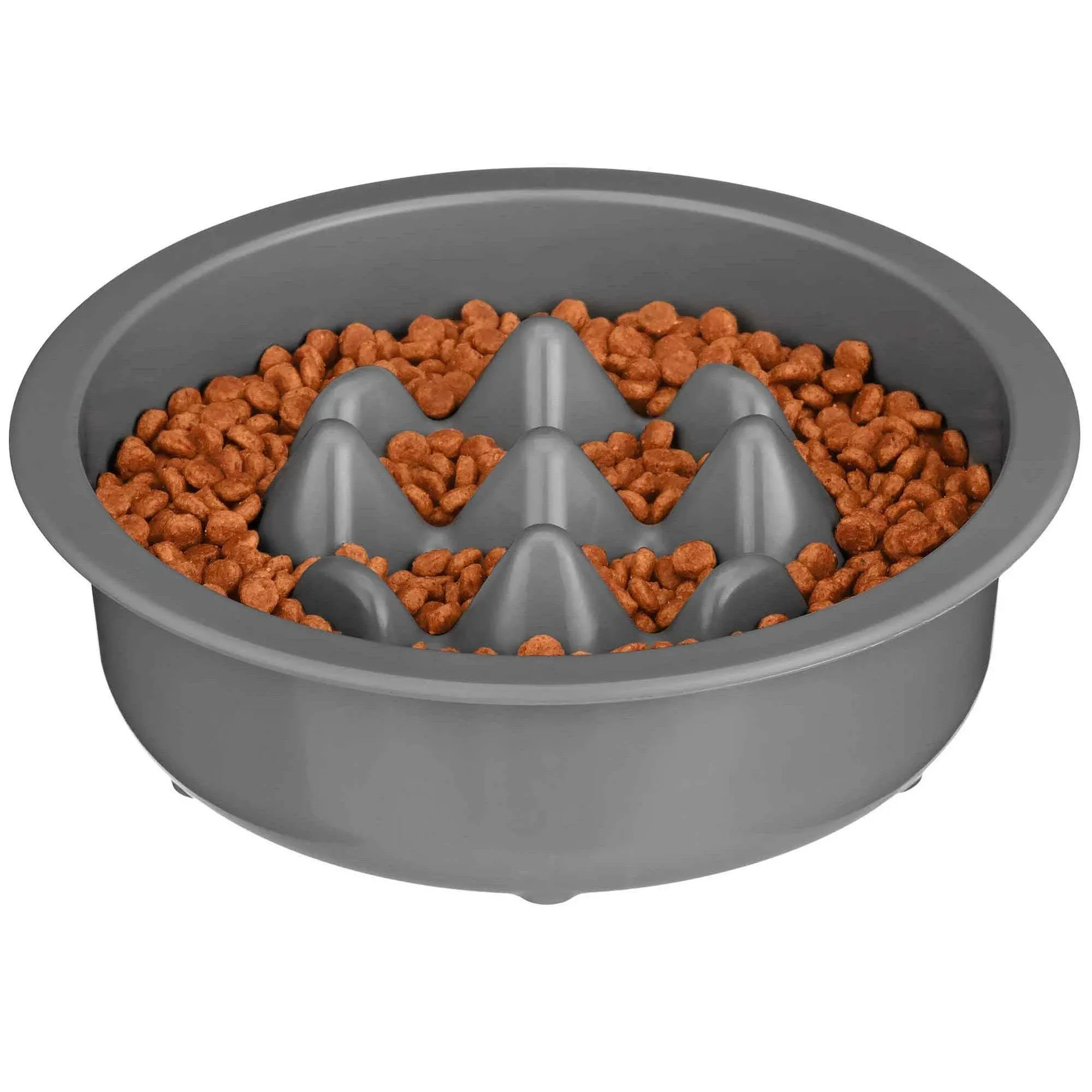 Neater Pet Brands The Niner Slow Feed Bowl - Raised Peaks Slow Down Pets Eating - Fits Elevated Feeders Including Neater Feeder Large Sizes - Gentle