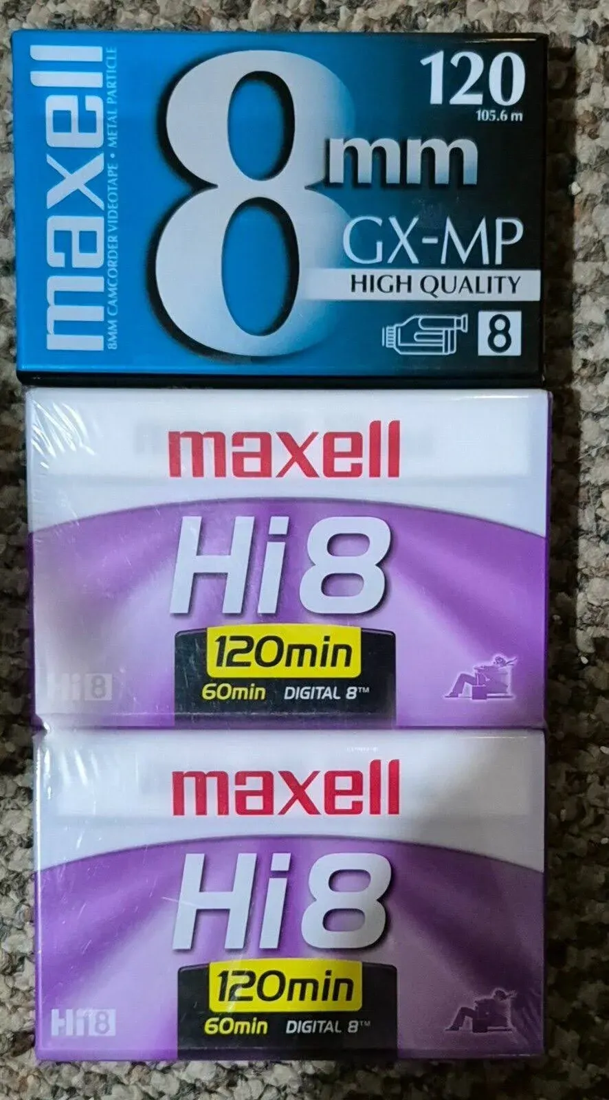 Maxell XR-Metal Hi8 120 Professional 2-Pack P6-120 XR Camcorder Video Tapes 