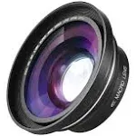 Andoer 30mm 37mm 0.39x Full HD Wide Angle Macro Lens for Ordro Andoer Digital Video Camera Camcorder