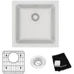 Elkay ELG1616C Quartz Classic 15-3/4&#034; Undermount Single Basin - White