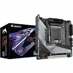 GIGABYTE Z790I AORUS Ultra (LGA 1700/ Intel/ Z790/ Mini-ITX/ DDR5/ Dual M.2/ PCIe 5.0/ USB 3.2 Gen2X2 Type-C/Intel Killer Wi-Fi 6E/ Intel 2.5GbE LAN/Q-Flash Plus/Motherboard)