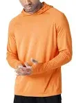 Willit Men's Sun Shirts UPF 50+ Protection Hoodie Rash Guard Shirt SPF UV Shirt Long Sleeve Fishing Outdoor Lightweight