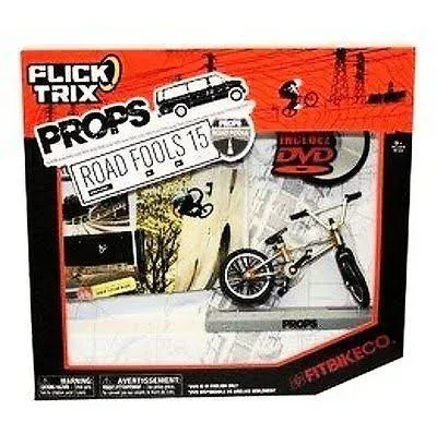 FLICK TRIX PROPS Road Fools 15   gray FITBIKECO   20031808 NRFB  stand + DVD 