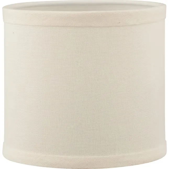 Progress Lighting Inspire 4.87-in x 5.5-in Bell Beige Linen Chandelier Light Shade Clip-on fitter in White | P8926-01