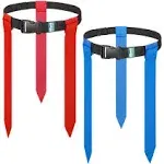 Flag Football Belts, 10 Player Adjustable Flag Football Set with 30 Flags for...